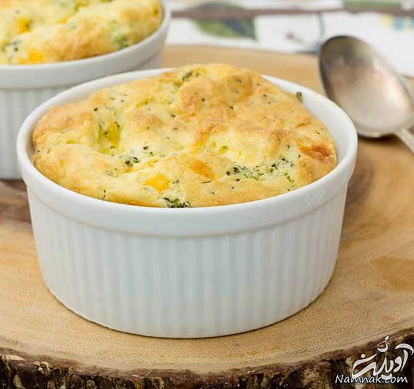 طرز تهیه سوفله اسفناج و ژامبون سوفله اسفناج و ژامبون